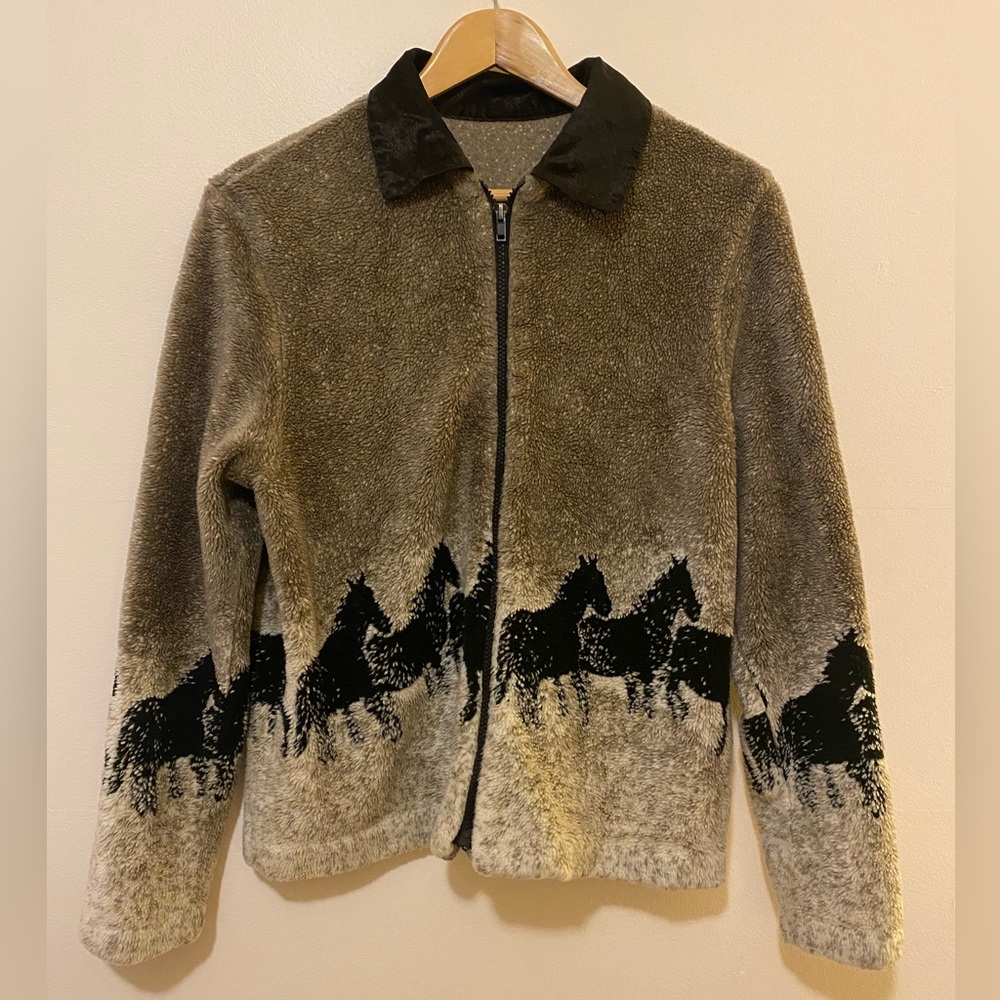 🐴 zip up stallion fleece